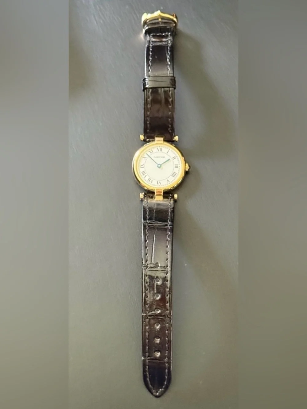 Cartier vintage woman’s 18KT gold watch